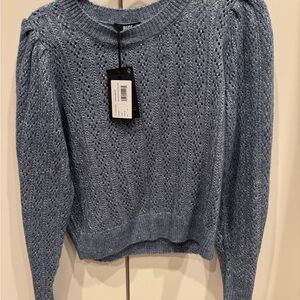 Paige Blue Knit Sweater